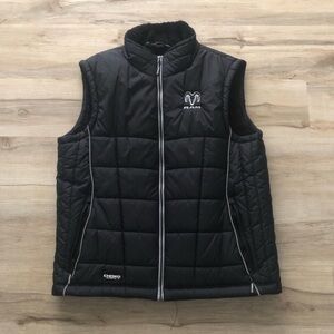 Ram Choko Black Pro Exhaust Lined Puffer Vest